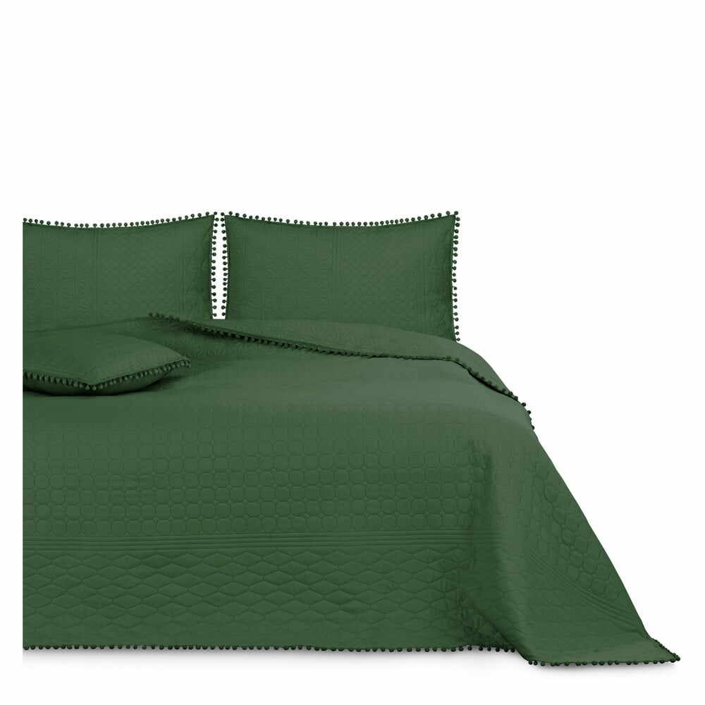 Cuvertură pentru pat AmeliaHome Meadore, 170 x 270 cm, verde
